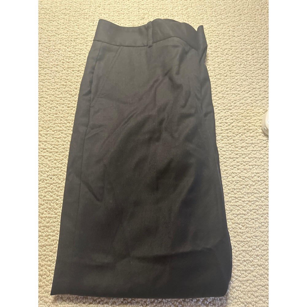 Talbots Heritage Black Straight Leg Dress Pants Size 12 Professional Trousers
